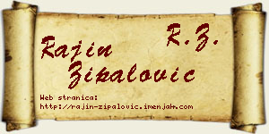 Rajin Zipalović vizit kartica